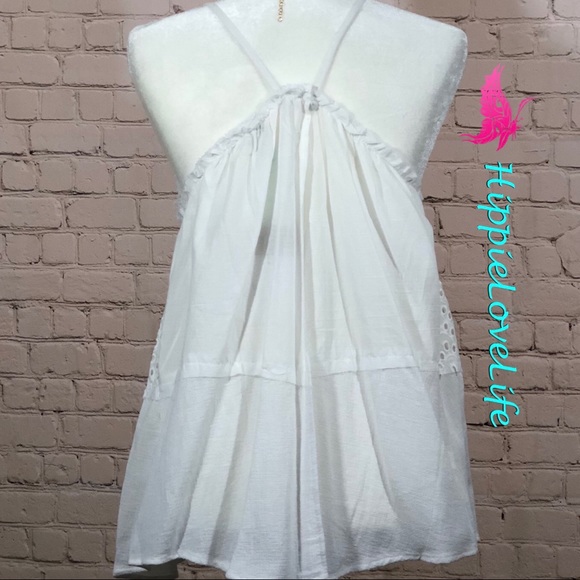 UMGEE Apron Top White With Beautiful Detail NWT M - Picture 2 of 7